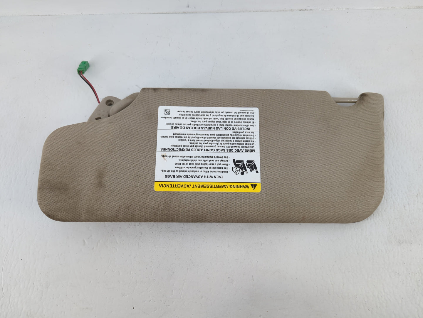 2011-2014 Ford Edge Sun Visor Shade Replacement Passenger Right Mirror Fits Fits 2011 2012 2013 2014 2015 OEM Used Auto Part