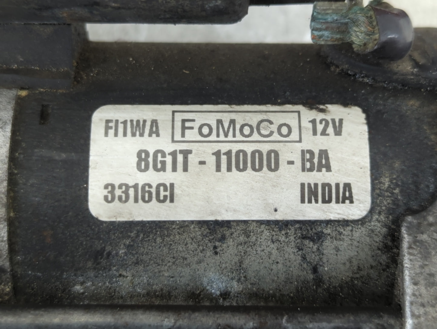 2007-2018 Ford Edge Car Starter Motor Solenoid OEM P/N:8G1T-11000-BA Fits OEM Used Auto Parts - Oemusedautoparts1.com