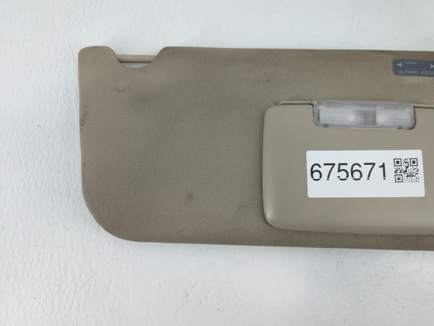2011-2014 Ford Edge Sun Visor Shade Replacement Passenger Right Mirror Fits Fits 2011 2012 2013 2014 OEM Used Auto Parts - O
