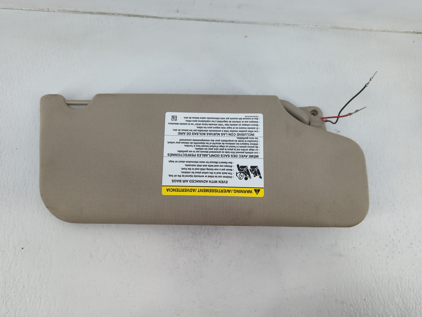 2011-2014 Ford Edge Sun Visor Shade Replacement Driver Left Mirror Fits Fits 2011 2012 2013 2014 OEM Used Auto Parts - Oemus