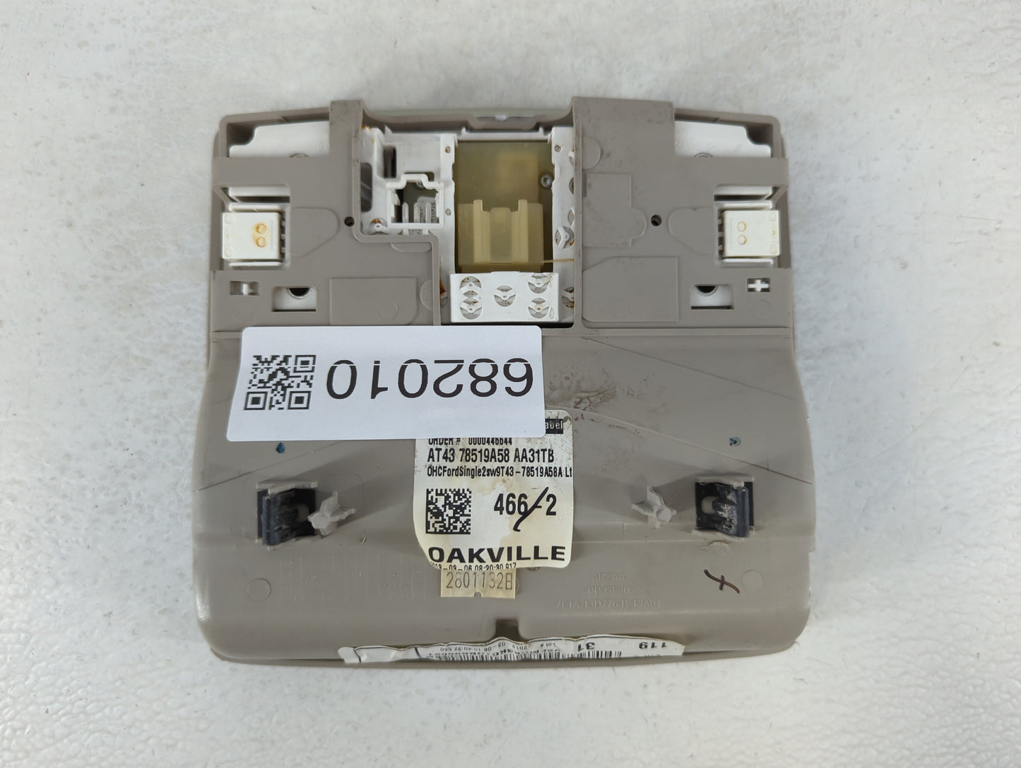 2014 Ford Edge Overhead Roof Console - Oemusedautoparts1.com