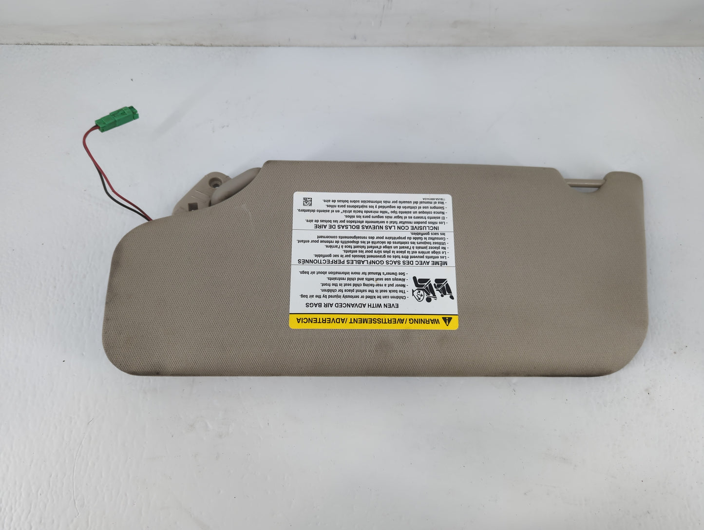 2011-2014 Ford Edge Sun Visor Shade Replacement Passenger Right Mirror Fits Fits 2011 2012 2013 2014 2015 OEM Used Auto Part