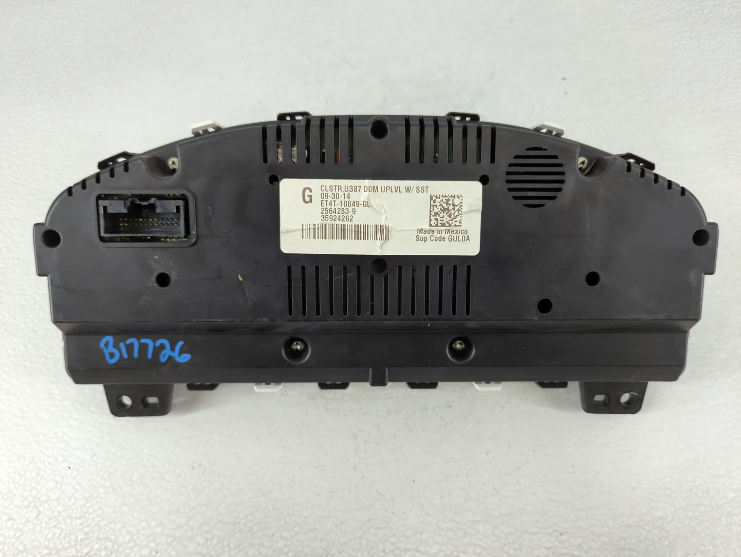 2014 Ford Edge Instrument Cluster Speedometer Gauges P/N:ET4T-10849-GJ ET4T-10849-GL Fits OEM Used Auto Parts - Oemusedautop