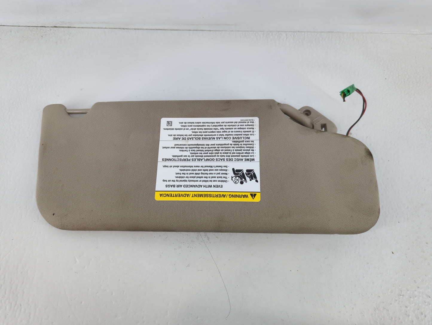2011-2014 Ford Edge Sun Visor Shade Replacement Driver Left Mirror Fits Fits 2011 2012 2013 2014 OEM Used Auto Parts - Oemus