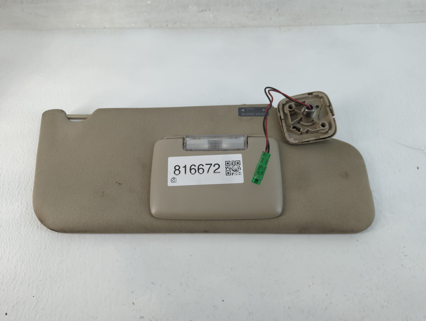 2011-2014 Ford Edge Sun Visor Shade Replacement Passenger Right Mirror Fits Fits 2011 2012 2013 2014 2015 OEM Used Auto Part