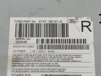 2014 Ford Edge Radio AM FM Cd Player Receiver Replacement P/N:ET4T-19C107-JA Fits OEM Used Auto Parts - Oemusedautoparts1.co