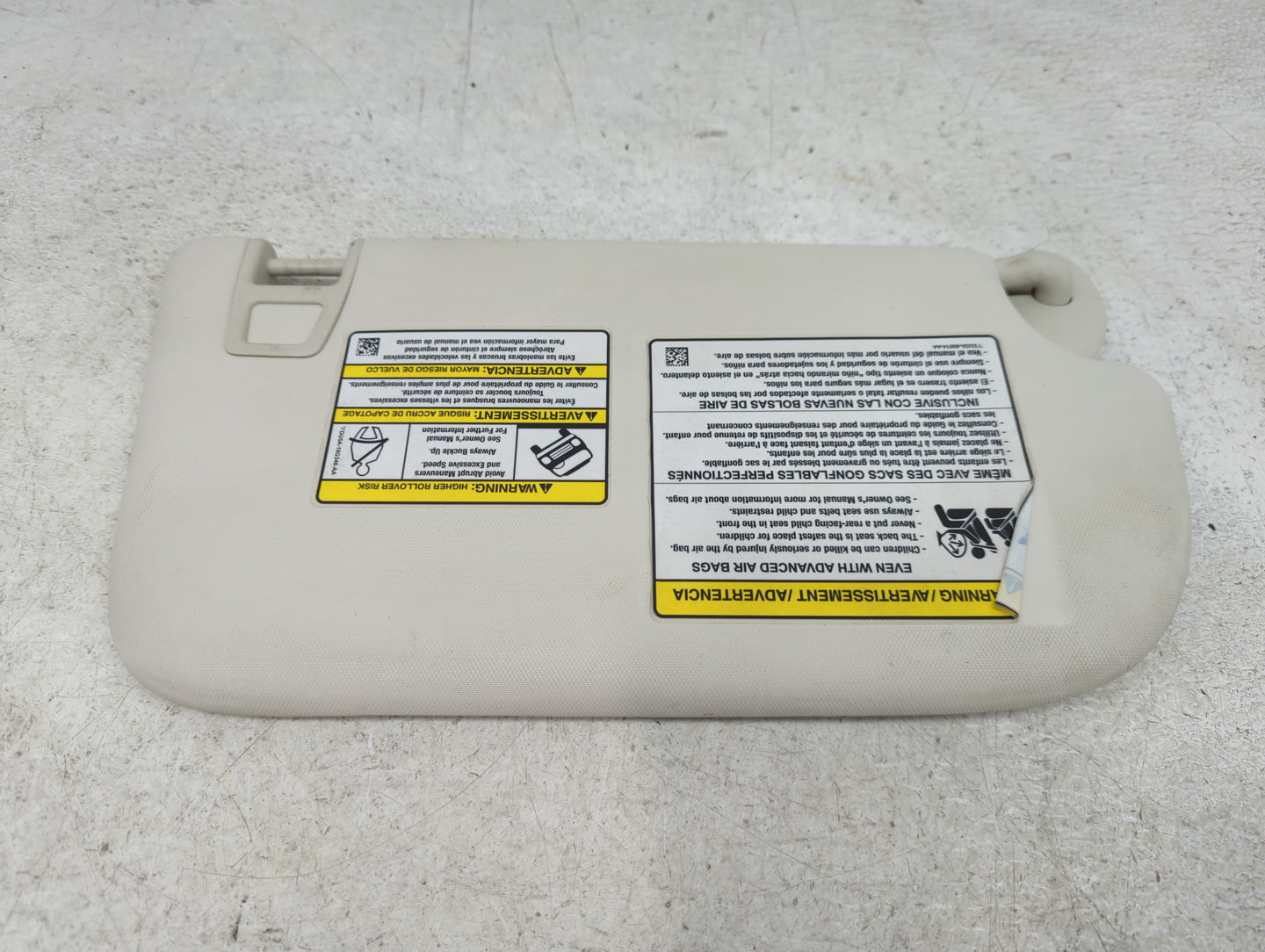 2013-2019 Ford Escape Sun Visor Shade Replacement Driver Left Mirror Fits Fits 2013 2014 2015 2016 2017 2018 2019 OEM Used A