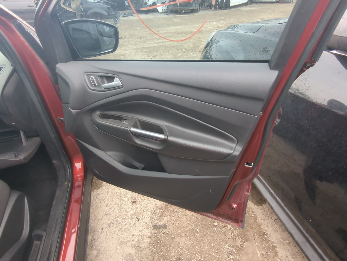 2014 Ford Escape Front Right Passenger Interior Door Panel Trim - Oemusedautoparts1.com