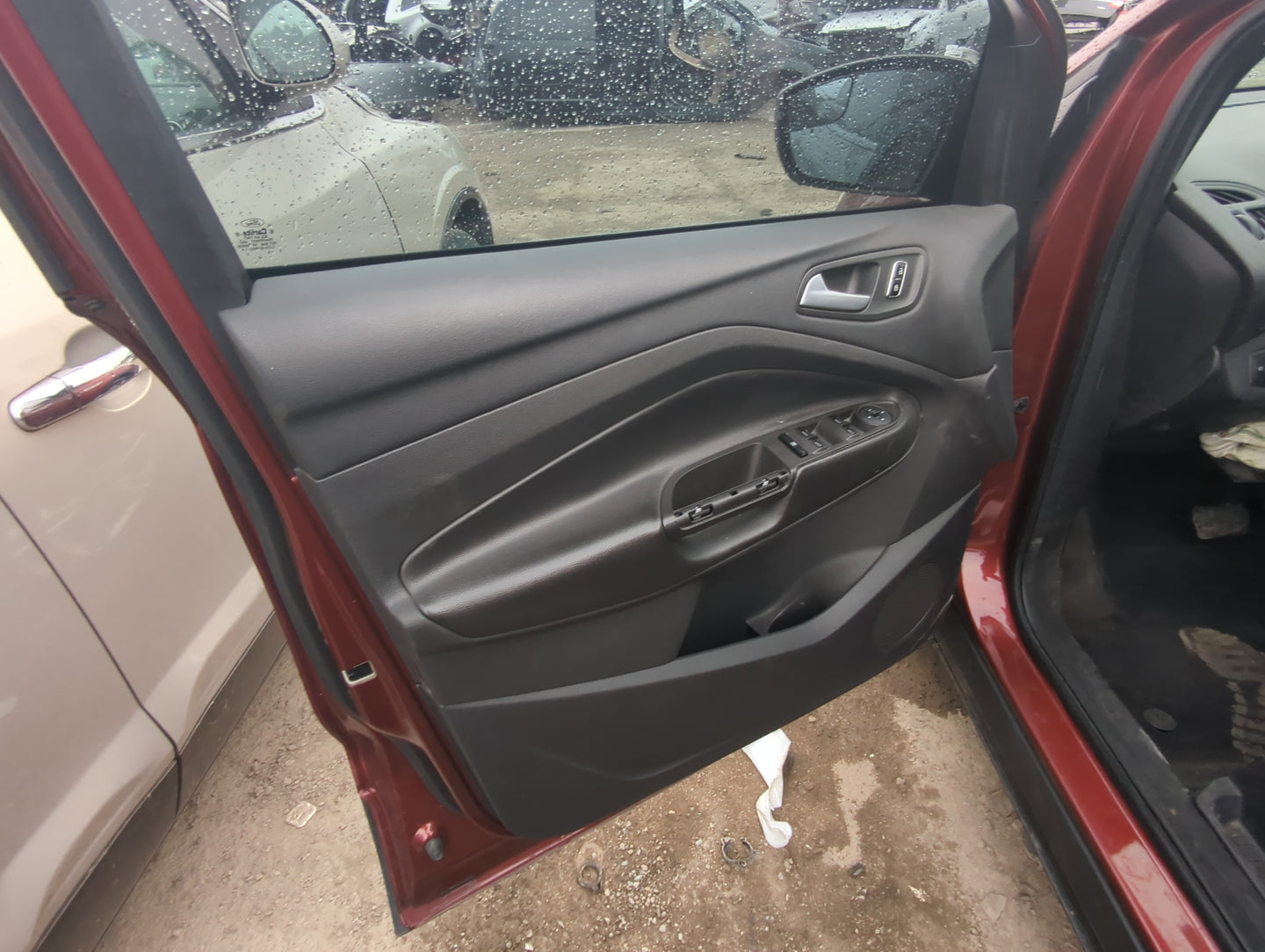 2014 Ford Escape Front Left Driver Interior Door Panel Trim - Oemusedautoparts1.com