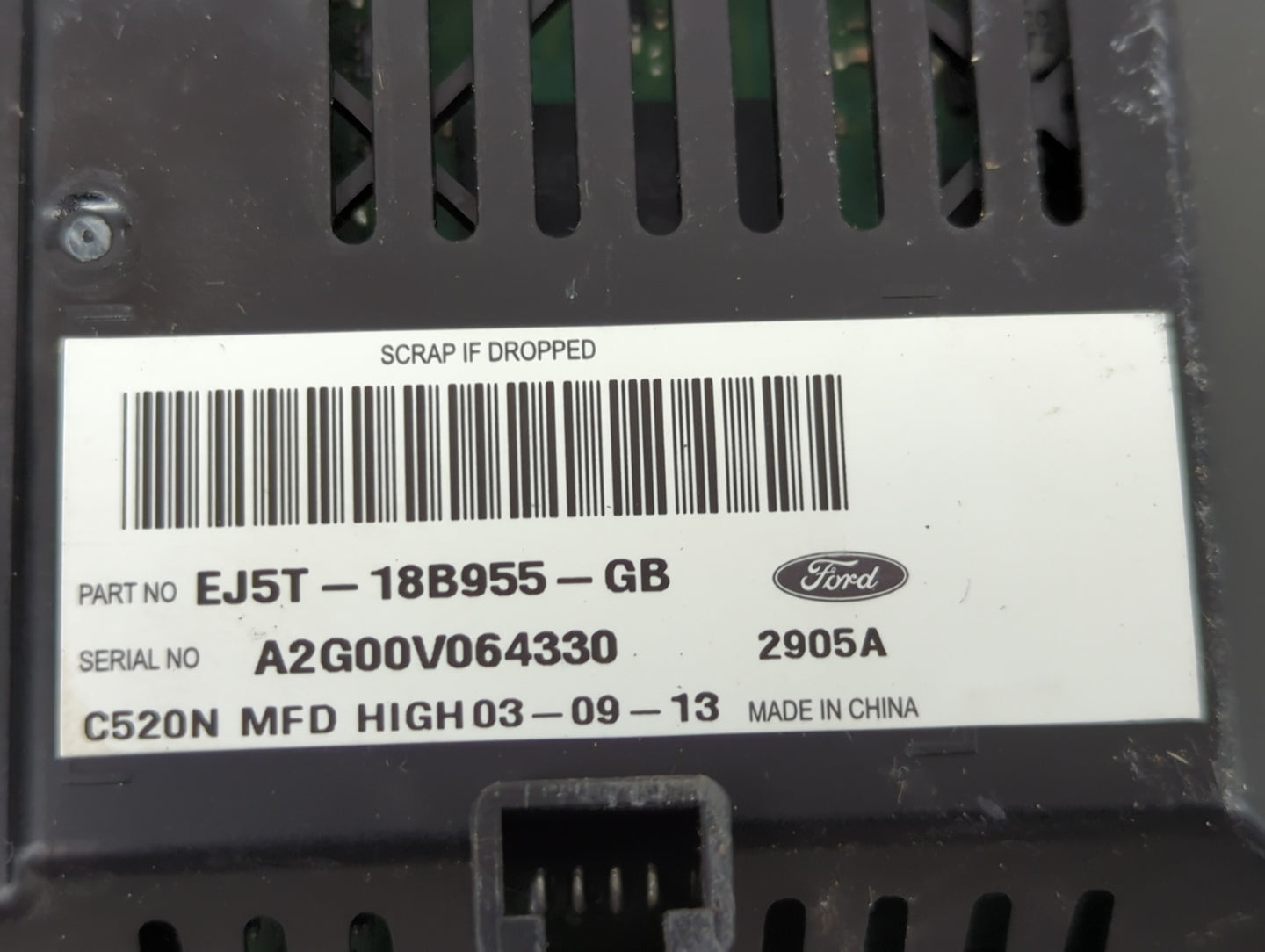 2014-2014 Ford Escape Information Display Screen 1055995 - Oemusedautoparts1.com