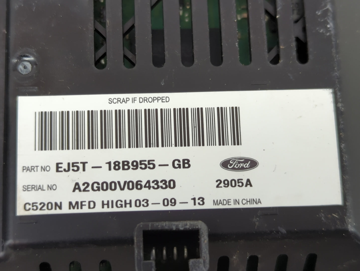 2014-2014 Ford Escape Information Display Screen 1055995 - Oemusedautoparts1.com