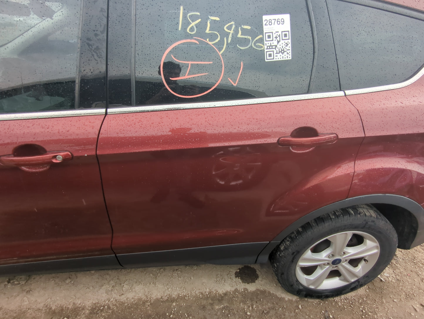 2013-2019 Ford Escape Driver Rear Door Window Oem 1056034 - Oemusedautoparts1.com