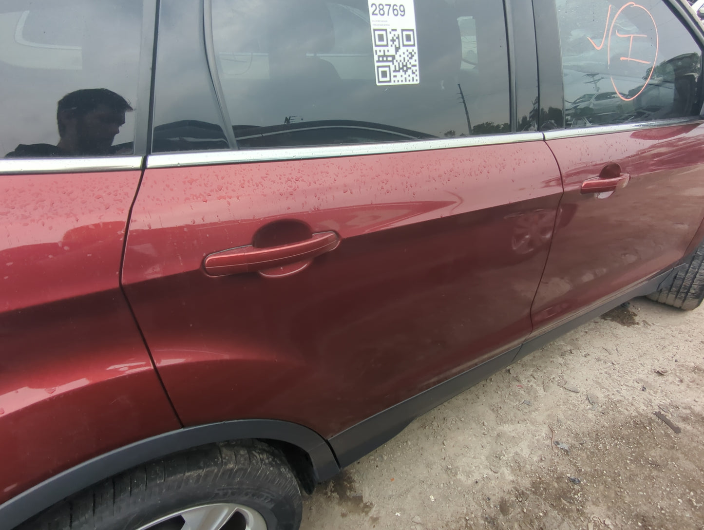 2013-2019 Ford Escape Passenger Rear Door Window Oem 1056036 - Oemusedautoparts1.com