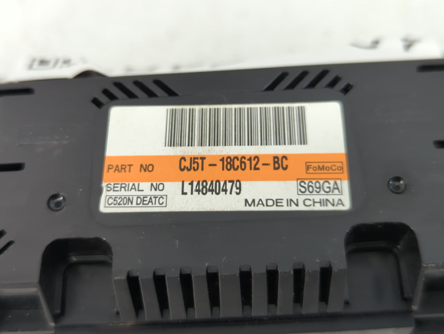 2013-2015 Ford Escape Climate Control Module Temperature AC/Heater Replacement P/N:CJ5T-18C612-BC Fits Fits 2013 2014 2015 O