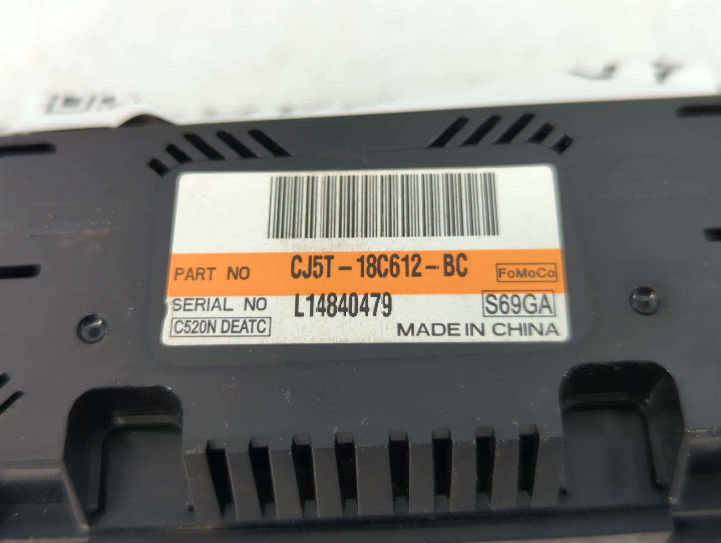 2013-2015 Ford Escape Climate Control Module Temperature AC/Heater Replacement P/N:CJ5T-18C612-BC Fits Fits 2013 2014 2015 O