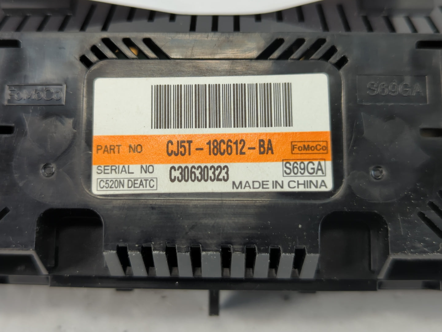 2013-2015 Ford Escape Climate Control Module Temperature AC/Heater Replacement P/N:CJ5T-18C612-BA Fits Fits 2013 2014 2015 O