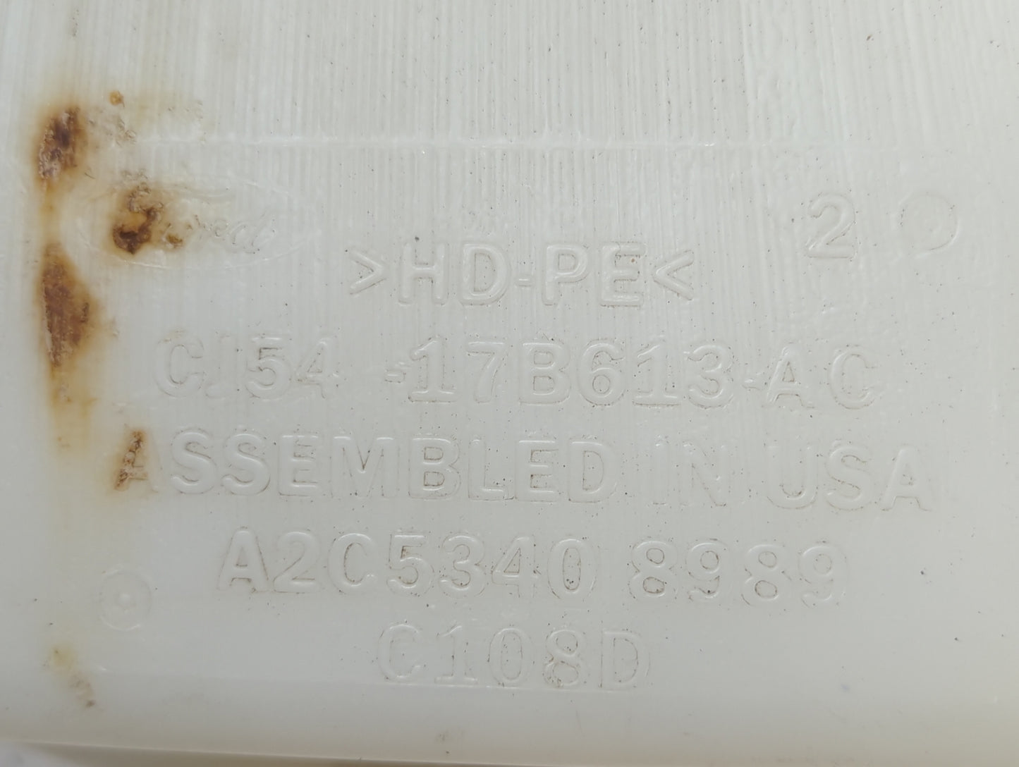 2013-2014 Ford Escape Windshield Washer Fluid Reservoir Bottle Oem - Oemusedautoparts1.com