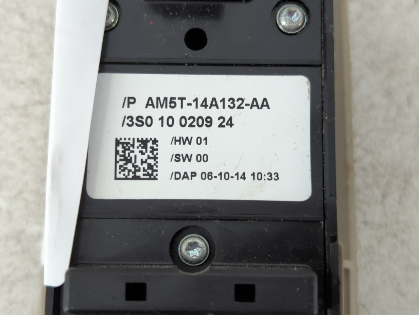 2013-2016 Ford Escape Master Power Window Switch Replacement Driver Side Left P/N:AM5T-14A132-AA Fits OEM Used Auto Parts - 