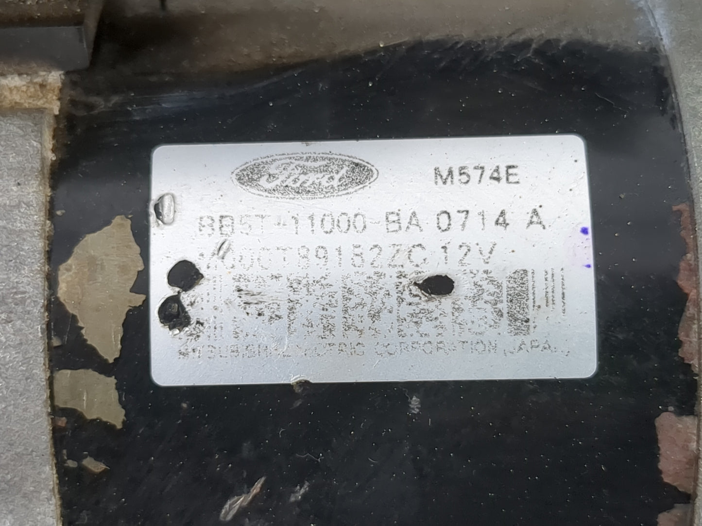 2013-2017 Ford Escape Car Starter Motor Solenoid OEM P/N:BB5T-11000-BA Fits Fits 2012 2013 2014 2015 2016 2017 2018 2019 202