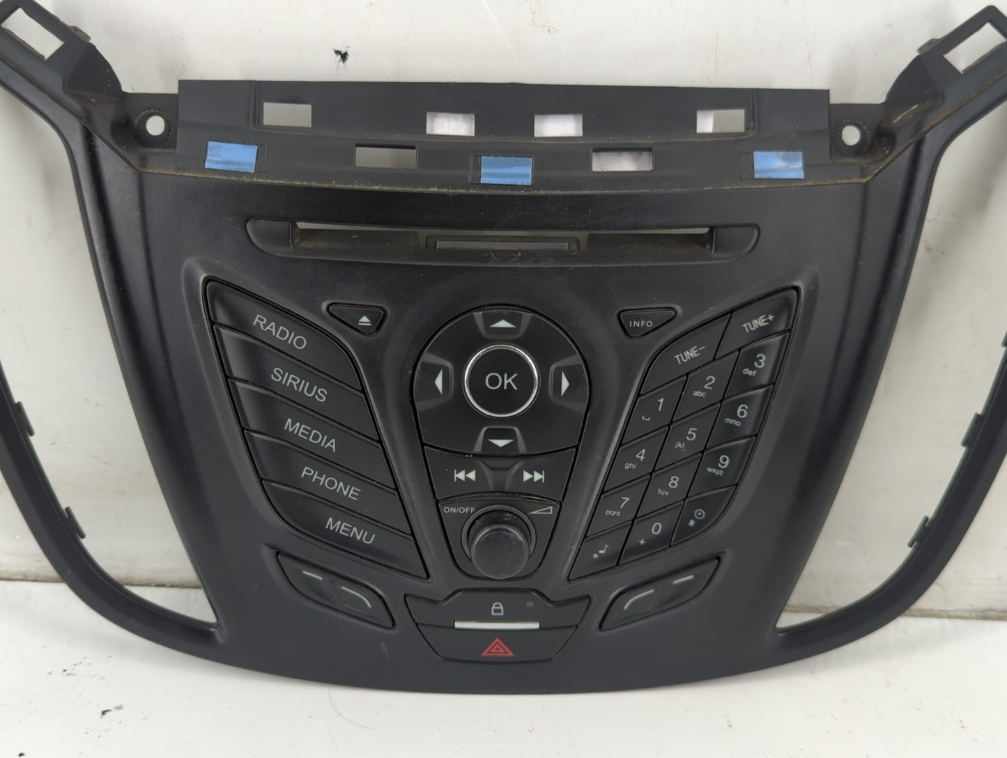 2013-2016 Ford Escape Radio AM FM Cd Player Receiver Replacement P/N:DJ5T-18K811 GA Fits Fits 2013 2014 2015 2016 OEM Used A