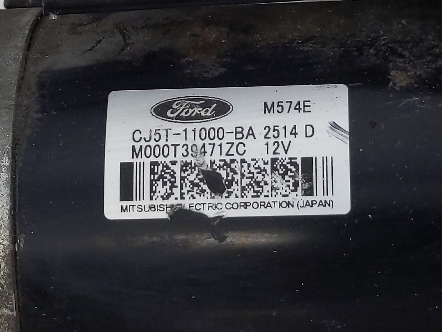2013-2016 Ford Escape Car Starter Motor Solenoid OEM P/N:M000T39471ZC CJ5T-11000-BA Fits Fits 2013 2014 2015 2016 OEM Used A