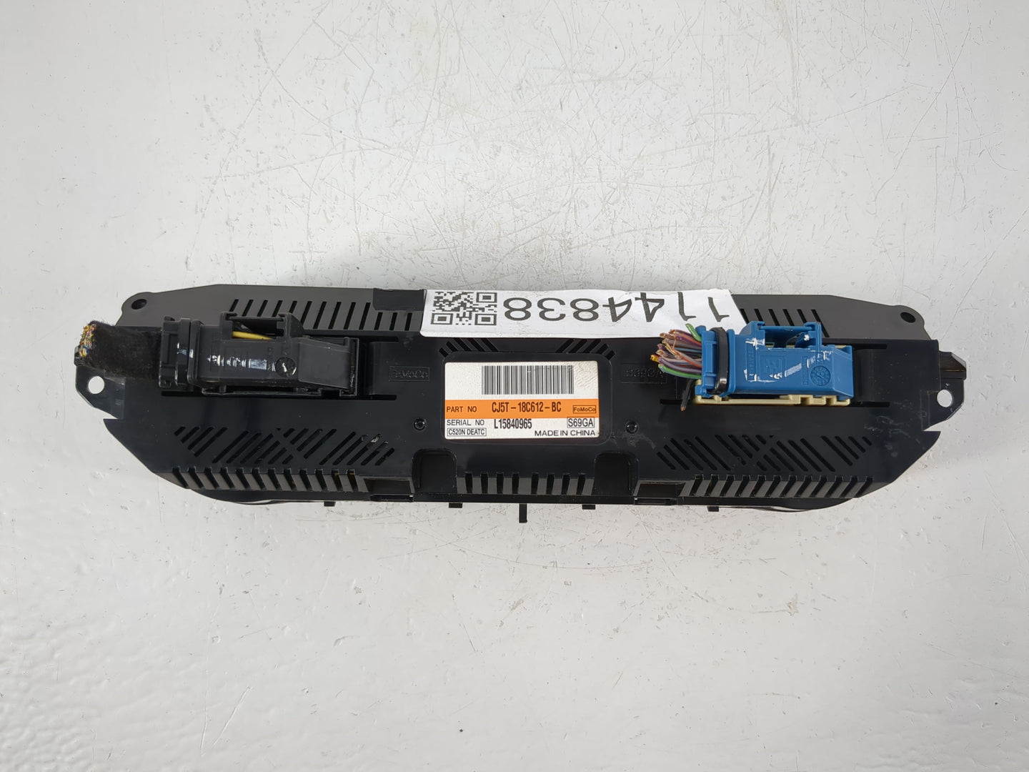 2013-2015 Ford Escape Climate Control Module Temperature AC/Heater Replacement P/N:CJ5T-18C612-BC Fits Fits 2013 2014 2015 O