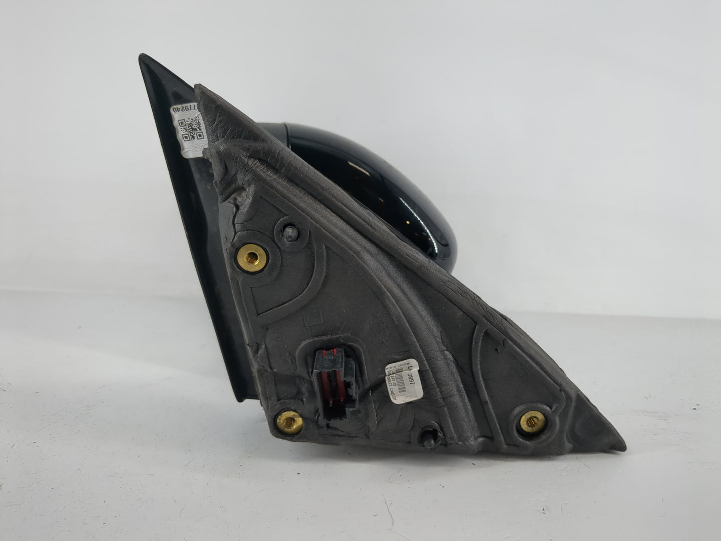 2013-2016 Ford Escape Passenger Right Side View Manual Door Mirror Black - Oemusedautoparts1.com