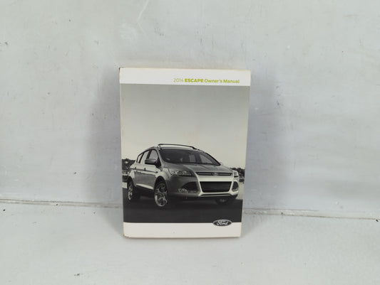 2014 Ford Escape Owners Manual Book Guide P/N:EJ5J 19A321 AB OEM Used Auto Parts - Oemusedautoparts1.com