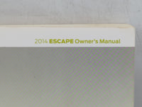 2014 Ford Escape Owners Manual Book Guide P/N:EJ5J 19A321 AB OEM Used Auto Parts - Oemusedautoparts1.com