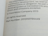 2014 Ford Escape Owners Manual Book Guide P/N:EJ5J 19A321 AB OEM Used Auto Parts - Oemusedautoparts1.com