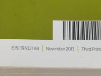 2014 Ford Escape Owners Manual Book Guide P/N:EJ5J 19A321 AB OEM Used Auto Parts - Oemusedautoparts1.com