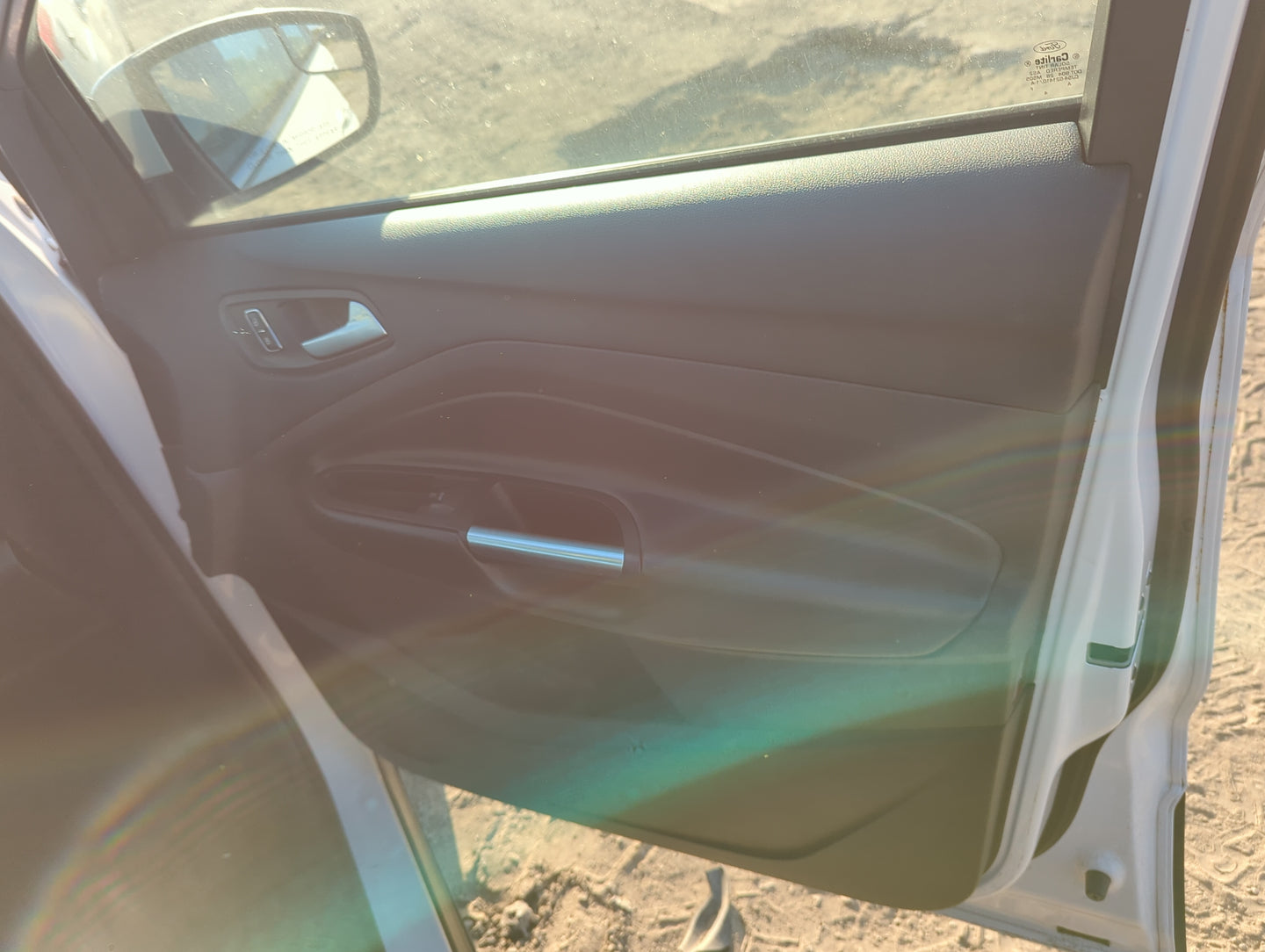 2014 Ford Escape Front Right Passenger Interior Door Panel Trim 1163842 - Oemusedautoparts1.com