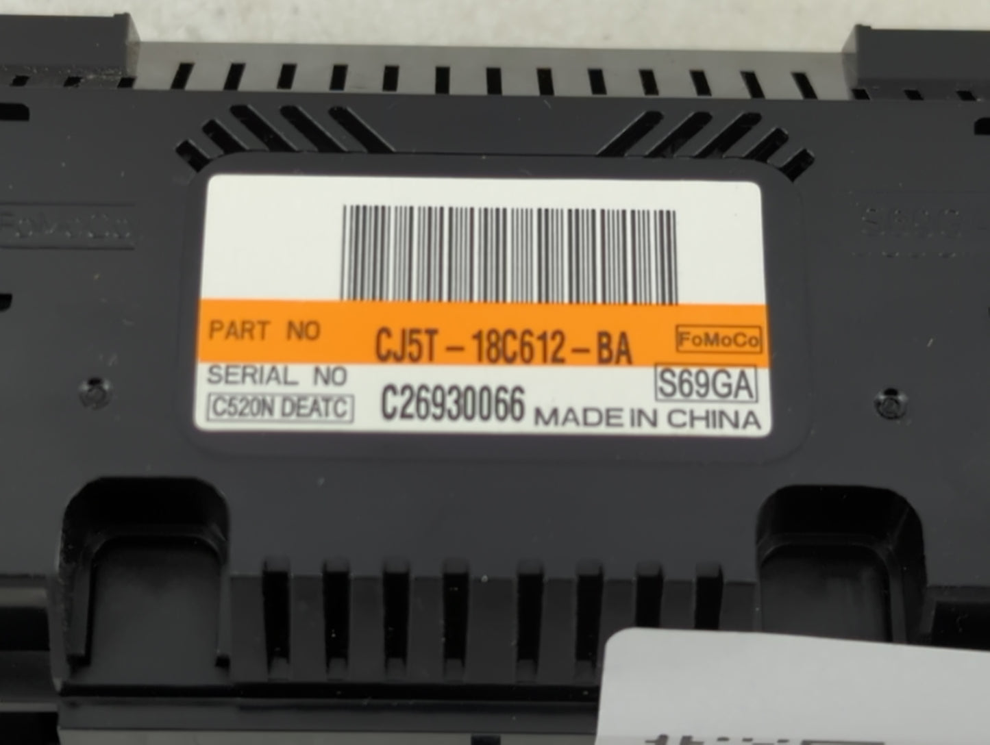 2013-2015 Ford Escape Climate Control Module Temperature AC/Heater Replacement P/N:CJ5T-18C612-BA Fits Fits 2013 2014 2015 O