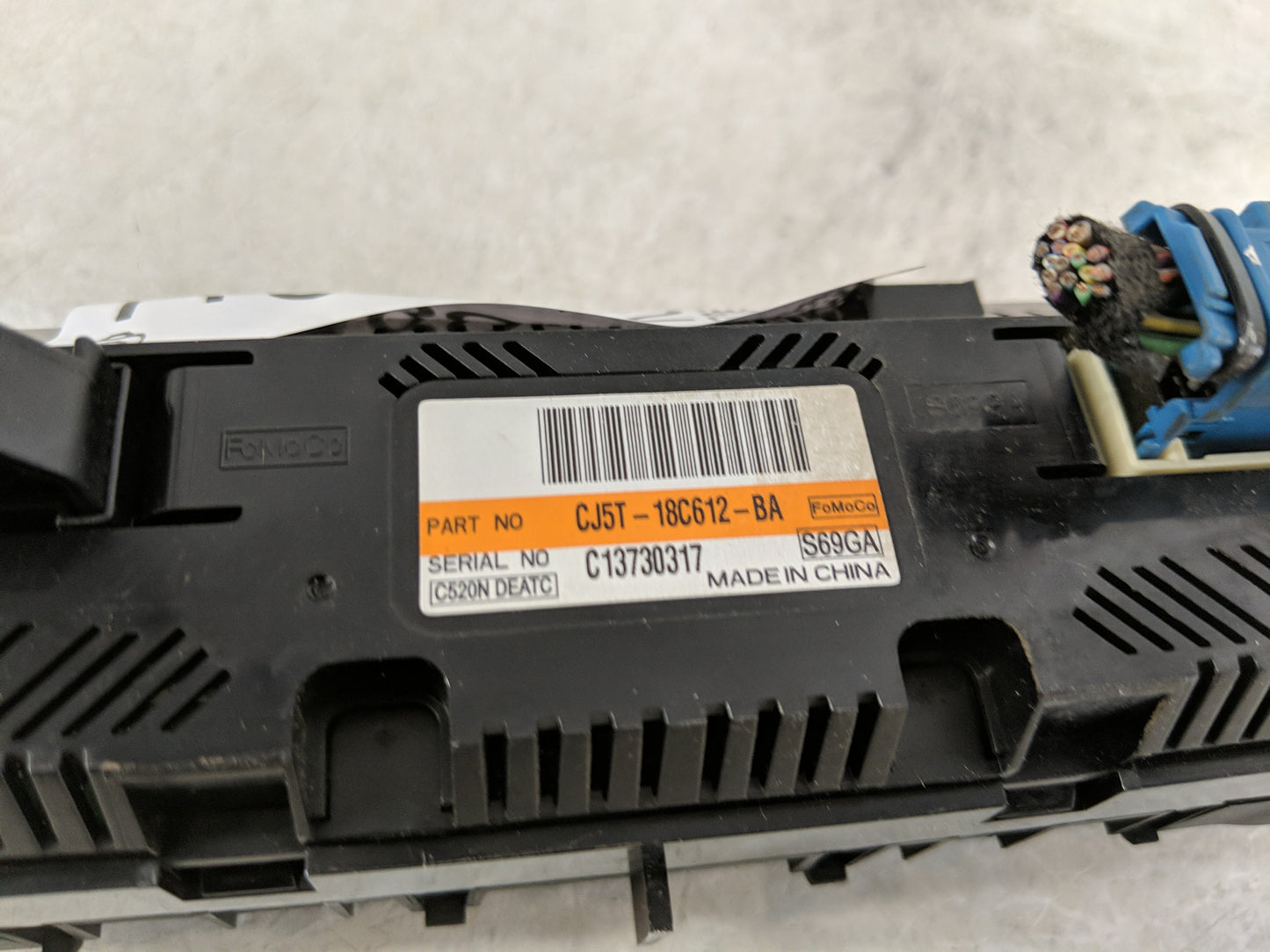 2013-2015 Ford Escape Climate Control Module Temperature AC/Heater Replacement P/N:CJ5T-18C612-BA Fits Fits 2013 2014 2015 O