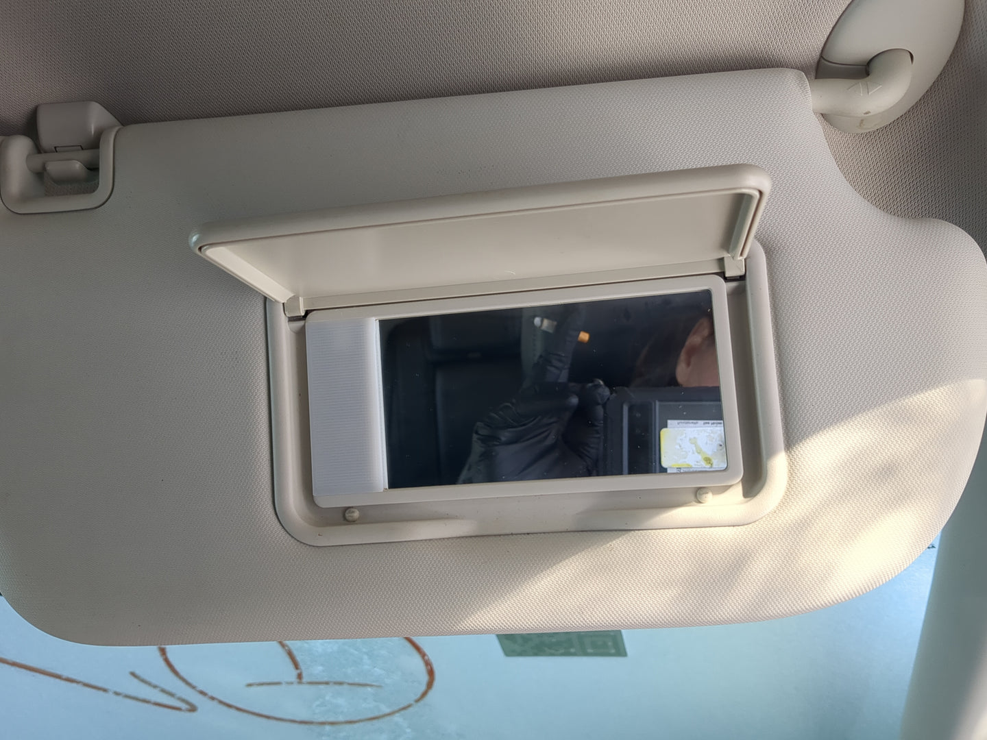2013-2019 Ford Escape Sun Visor Shade Replacement Passenger Right Mirror Fits Fits 2013 2014 2015 2016 2017 2018 2019 OEM Us