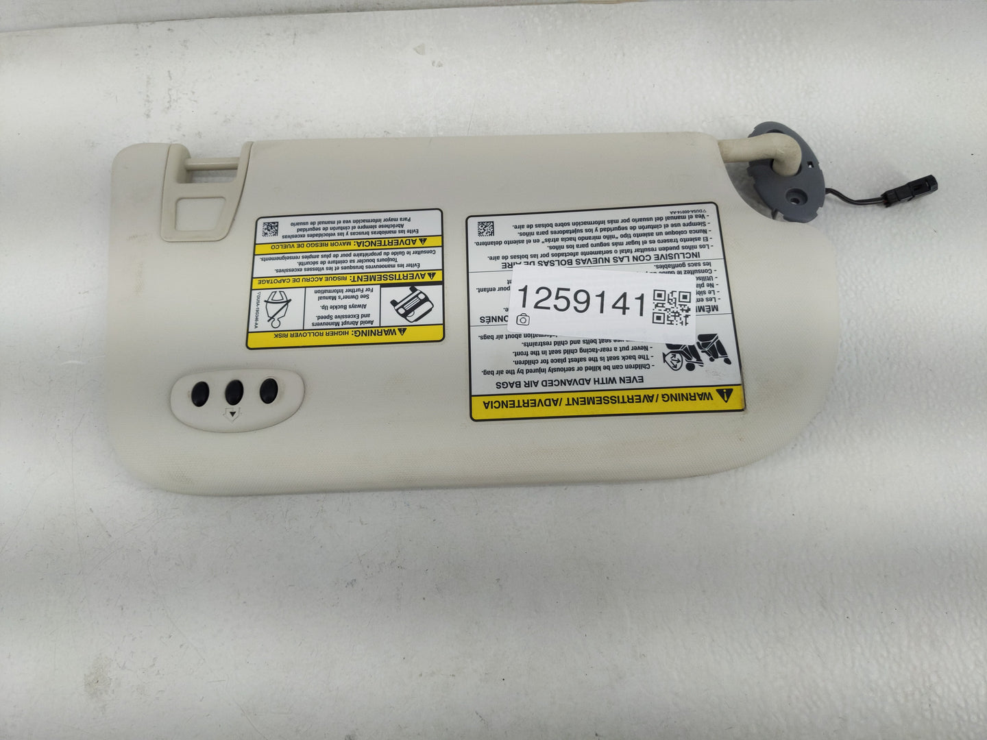 2013-2019 Ford Escape Sun Visor Shade Replacement Driver Left Mirror Fits Fits 2013 2014 2015 2016 2017 2018 2019 OEM Used A