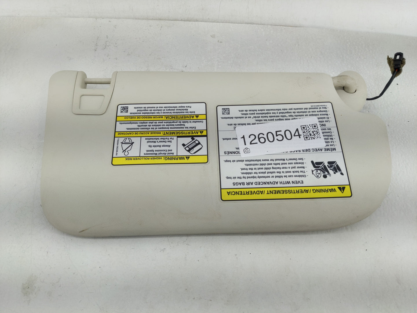 2013-2019 Ford Escape Sun Visor Shade Replacement Driver Left Mirror Fits Fits 2013 2014 2015 2016 2017 2018 2019 OEM Used A