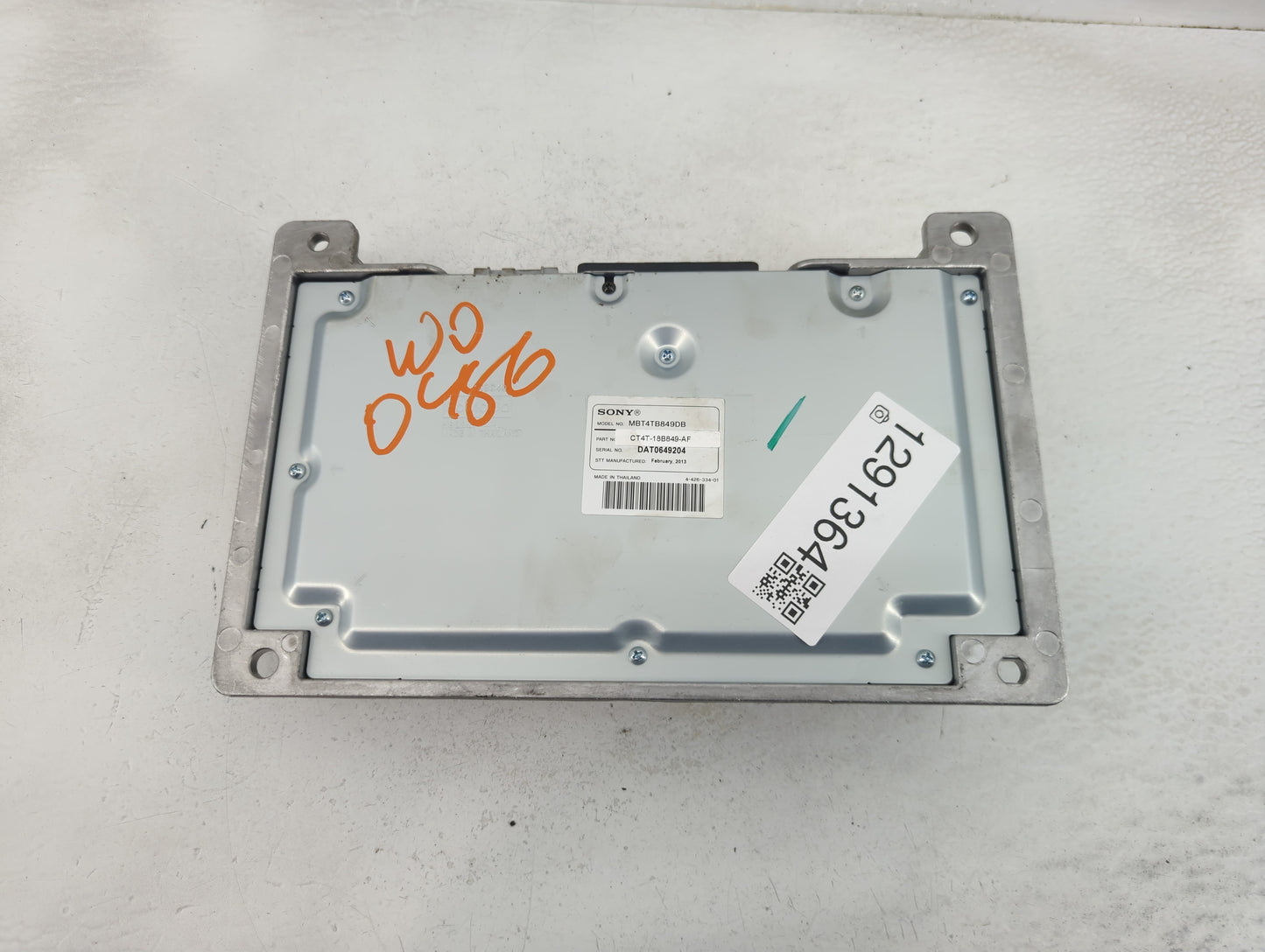 2013-2014 Ford Escape Radio AM FM Cd Player Receiver Replacement P/N:CT4T-18B849-AF Fits OEM Used Auto Parts - Oemusedautopa