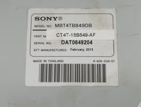 2013-2014 Ford Escape Radio AM FM Cd Player Receiver Replacement P/N:CT4T-18B849-AF Fits OEM Used Auto Parts - Oemusedautopa