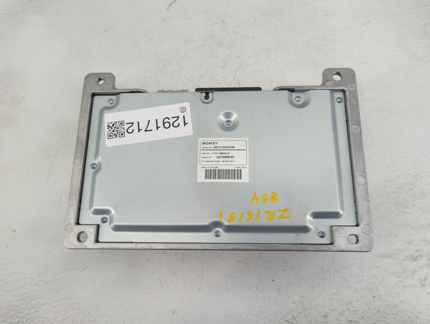 2013-2014 Ford Escape Radio AM FM Cd Player Receiver Replacement P/N:CT4T-18B849-AF Fits OEM Used Auto Parts - Oemusedautopa