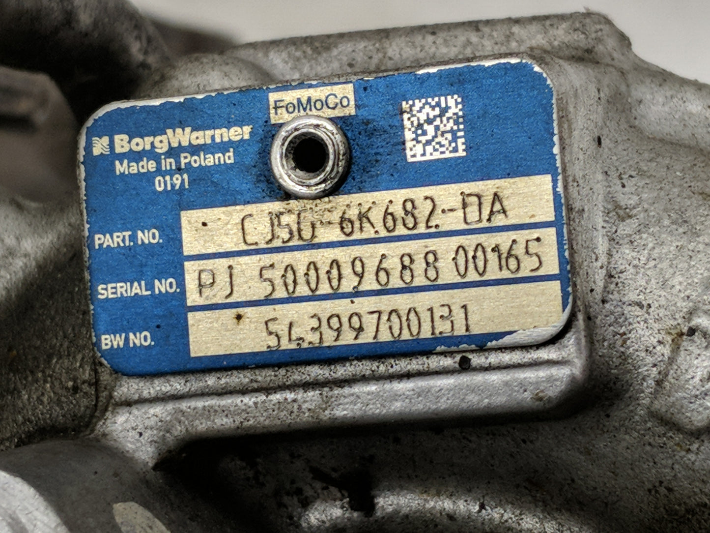 2013 Ford Escape Turbocharger Turbo Charger Super Charger Supercharger - Oemusedautoparts1.com