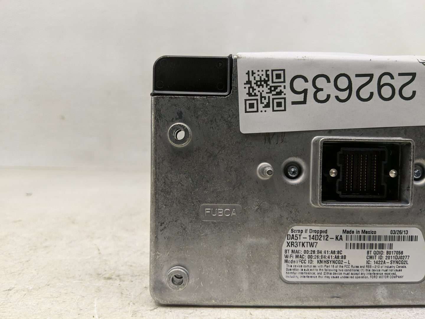 2014-2016 Ford Escape PCM Engine Control Computer ECU ECM PCU OEM P/N:DJ5T-14F239-DA Fits Fits 2014 2015 2016 OEM Used Auto 