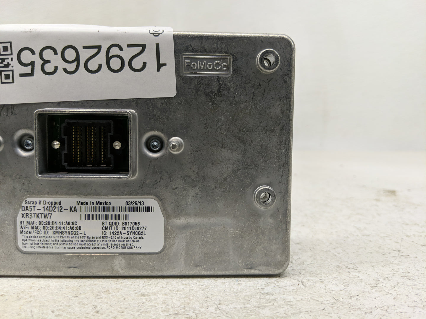 2014-2016 Ford Escape PCM Engine Control Computer ECU ECM PCU OEM P/N:DJ5T-14F239-DA Fits Fits 2014 2015 2016 OEM Used Auto 