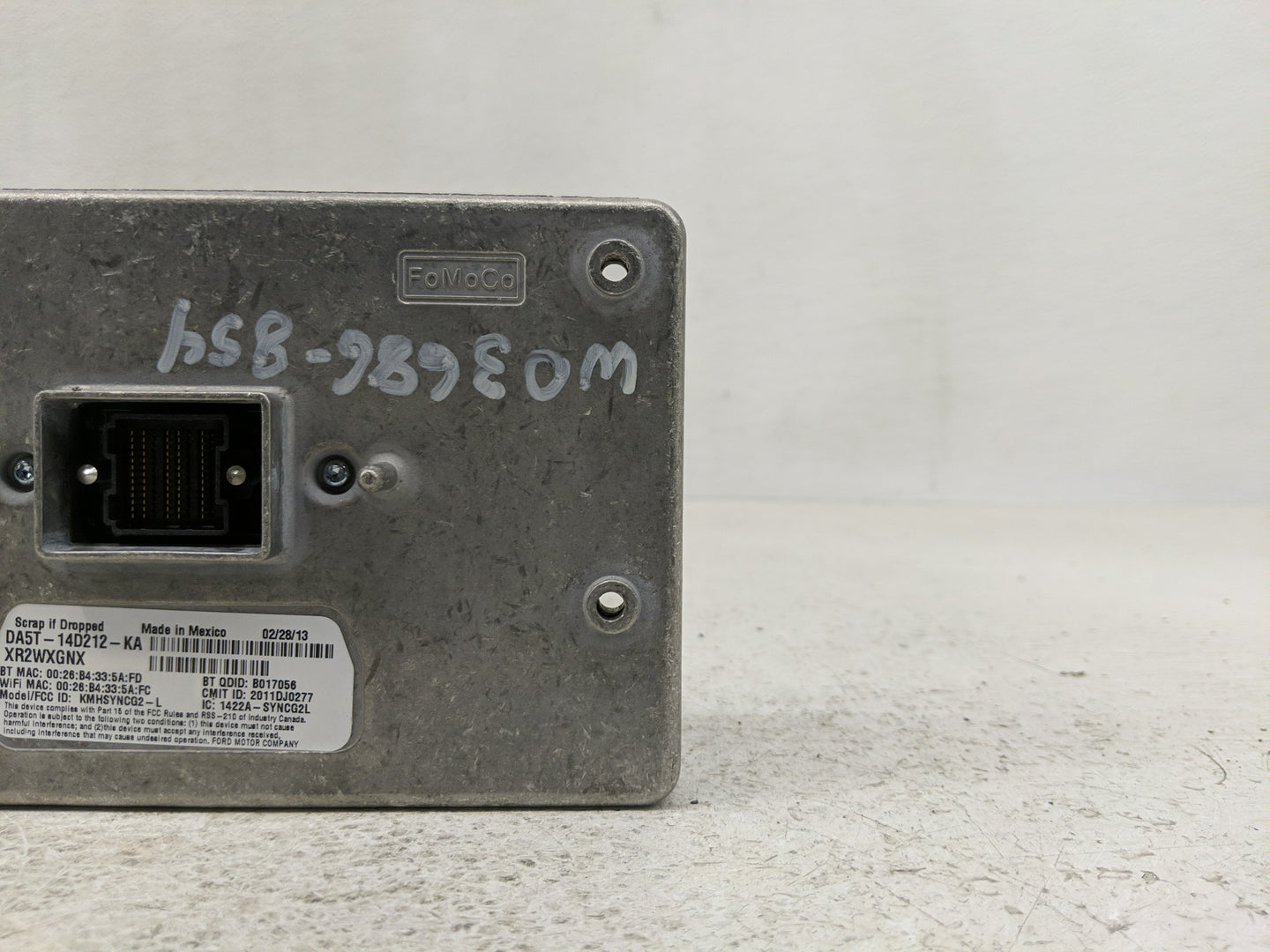 2014 Ford Escape PCM Engine Control Computer ECU ECM PCU OEM P/N:DA5T-14D212-KA Fits OEM Used Auto Parts - Oemusedautoparts1