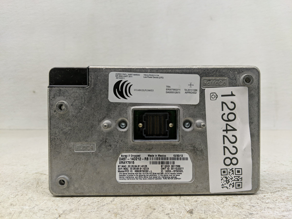2014 Ford Escape Information Radio Display Screen 1294228 - Oemusedautoparts1.com