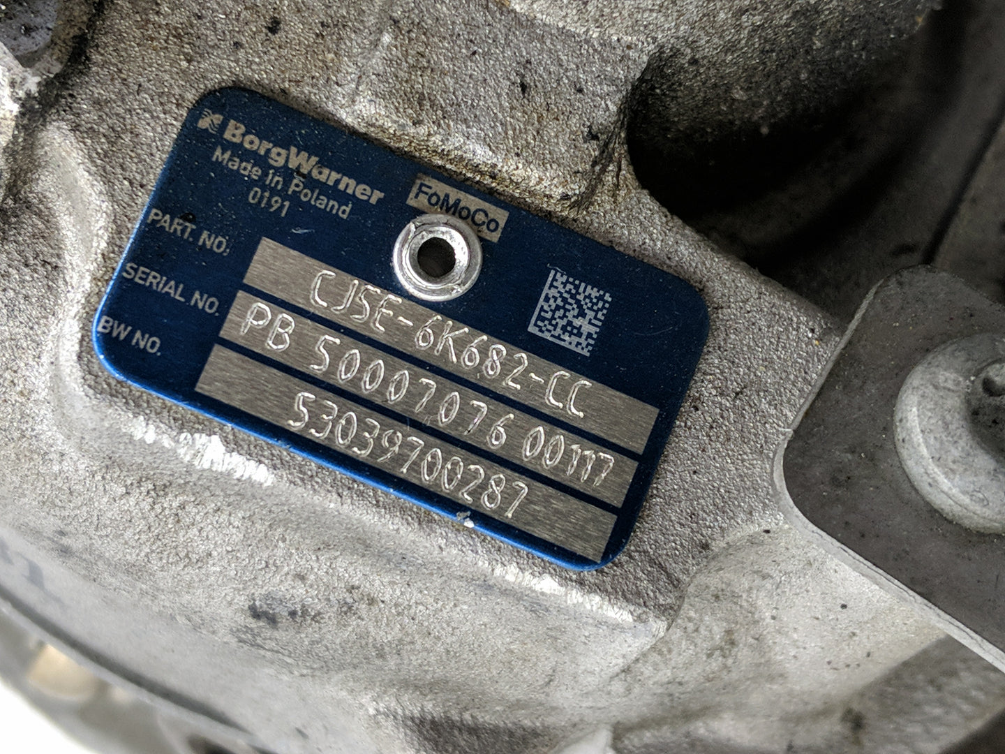 2013 Ford Escape Turbocharger Turbo Charger Super Charger Supercharger - Oemusedautoparts1.com