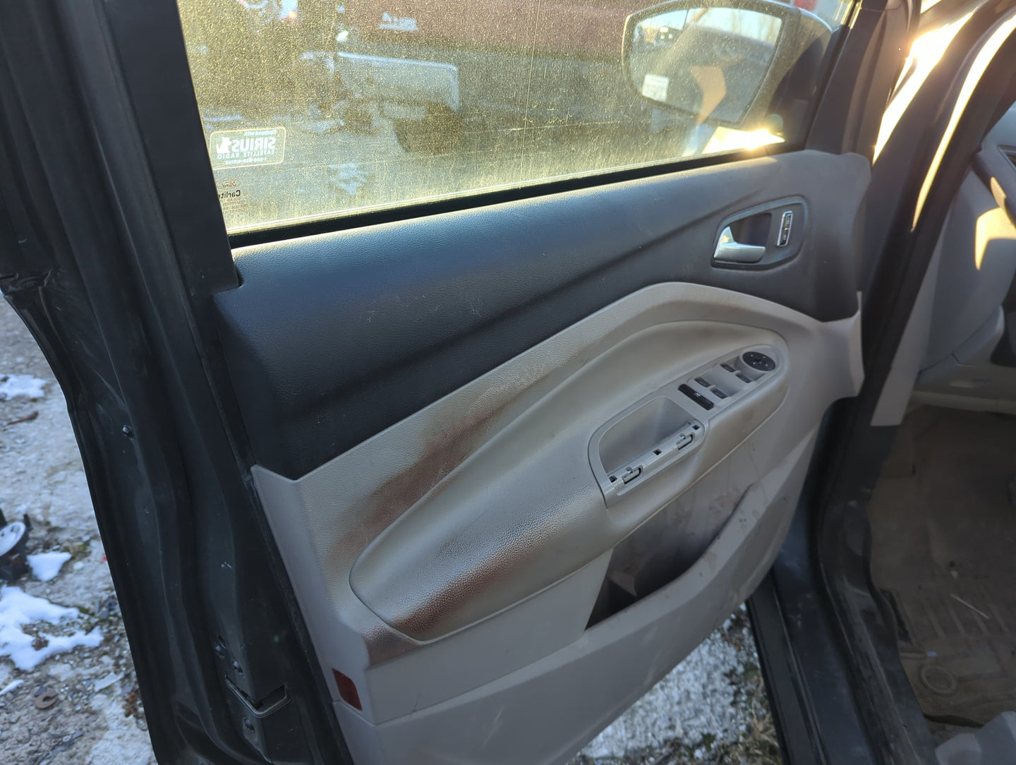 2014 Ford Escape Front Left Driver Interior Door Panel Trim 1306675 - Oemusedautoparts1.com