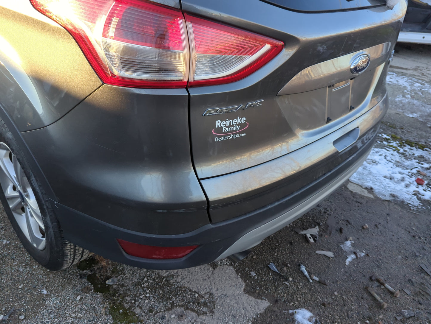 2013-2016 Ford Escape Rear Bumper Assembly Oem 1306703 - Oemusedautoparts1.com