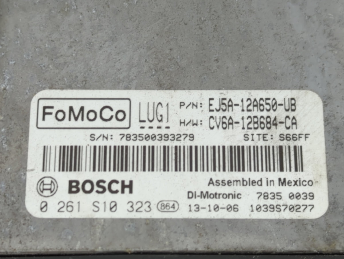 2013-2016 Ford Escape PCM Engine Control Computer ECU ECM PCU OEM P/N:EJ5A-12A650-UB Fits 2013 2014 2015 2016 OEM Used Auto 