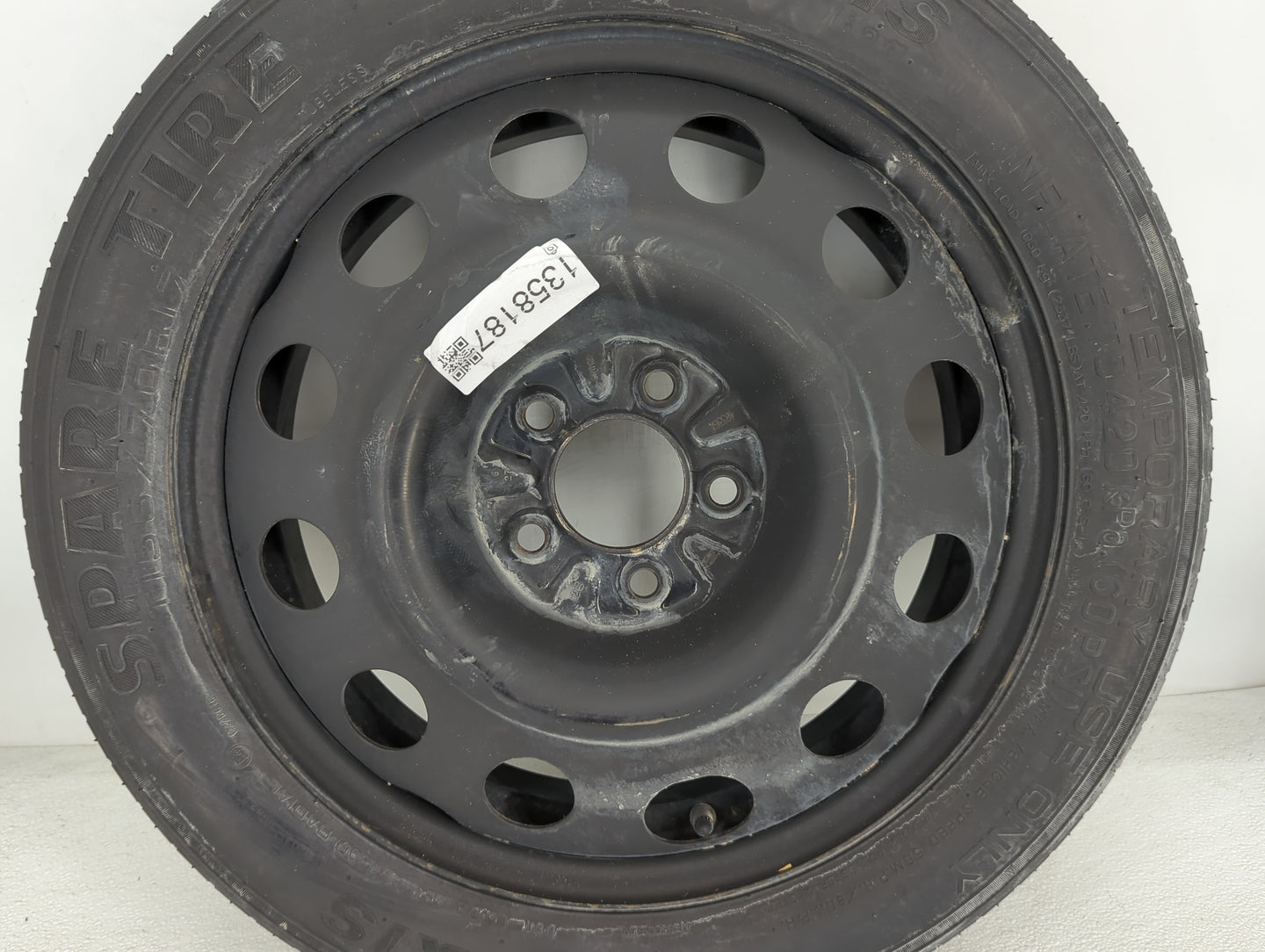 2013-2016 Ford Escape Spare Donut Tire Wheel Rim Oem - Oemusedautoparts1.com